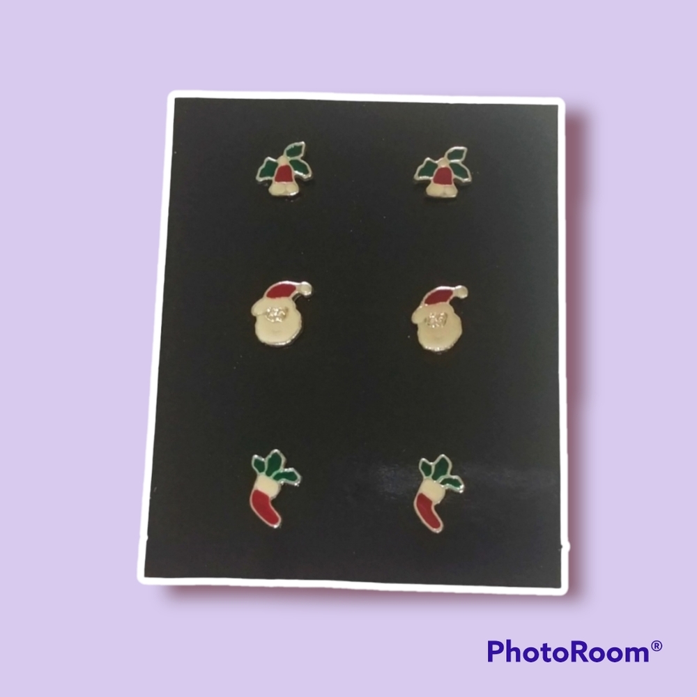 Christmas Earring Set Of 3